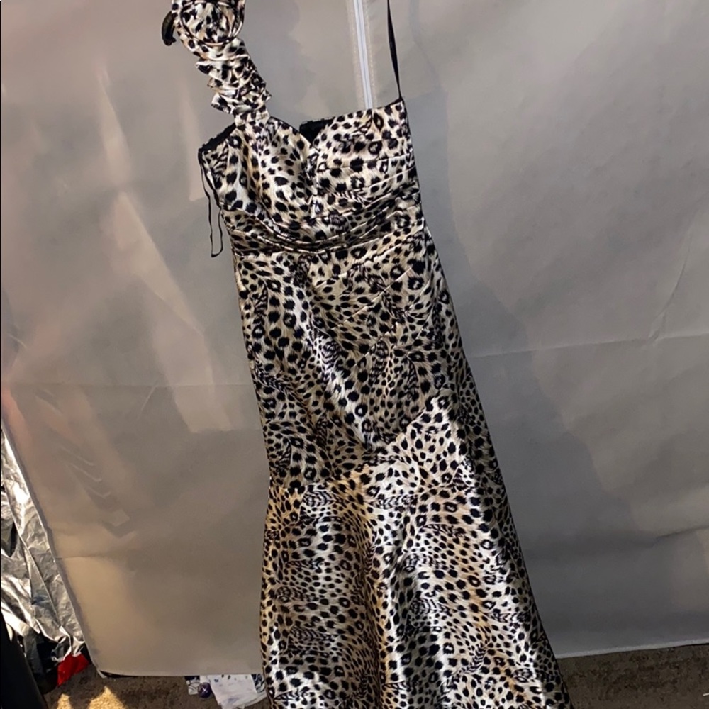 Beautiful leopard prom dress